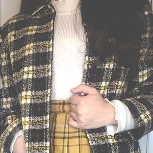 Vintage Plaid Blazer